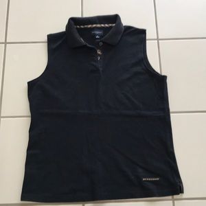 Black cotton sleeveless shirt